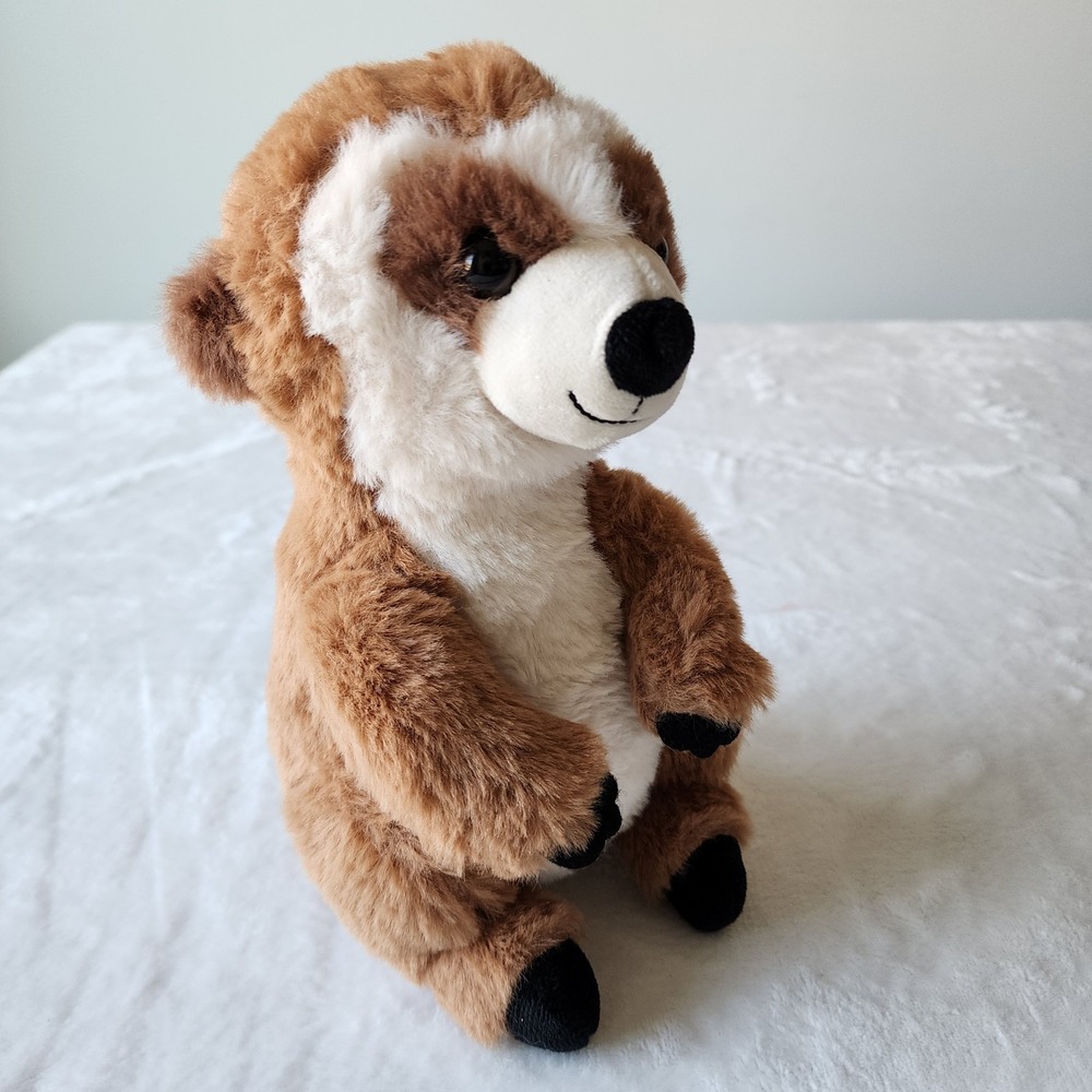 Meerkat Plush Soft Toy Sitting Stuffie Cute 12" Jungle Animal Suricate Africa